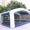 Tente gonflable adaptée aux besoins du client d'événement de partie d'Oxford de 8x4x3.5mH (26x13.2x11.5ft) Wigwam Visible Sport Gaming Shelter Batting Cage Équipement fermé à vendre Pompe à air