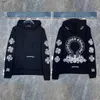 Mens Designer Heart-Patcheded Zipper Hoodie Stylish and Cozy Winter Sweatshirt Jacket