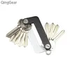 Zestaw uchwytu na klucze miłośników QingGear Extended Key Fube OKEKED CLIP Pocket Tool Zestawy podróżne 240223