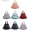 Torby na pieluchy torby na kobiety dla kobiet pojedyncze podwójne kobiety na ramię Multi Zipper Bag Messenger Bag Duża kobieta letnia torba Mommy Travel Bagl240305