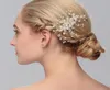 2019 tocados de novia modernos, accesorios de boda, placa de perlas de mano, joyería de cristal nupcial, palitos para el cabello para fiesta Shining6985929