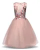 Enfants au détail nouveau style fleur filles robe d'été bébé fille pour mariage filles robe de soirée belle robe de princesse pour fille9523065