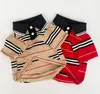 Dog Apparel Pet Clothing Dog Stripe POLO Shirt French Bulldog Clothes Medium Small Teddy Marcis Corgi