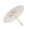 Paraplyer paraply silk japansk vit papper kvinnor kinesiska gamla dekorativa blommor dansstil olja