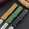 H3401 High End AUTO Tactical Knife D2 Stone Wash Blade CNC Aviation Aluminum Handle Outdoor Camping Hiking EDC Pocket Knives with Nylon Bag