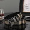 أحزمة الحزام الحزام التلقائي بوكيل مصمم الشريط الفاخر أحزمة الفضة عرض 3.8 سم الحجم 100-125 سم 240305