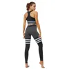 Trainingsanzüge für Damen 2024 Yoga-Set Damen-Fitnessbekleidung Sportbekleidung Damen-Fitnessbekleidung Damen-Fitnessbekleidung Damen-Fitnessbekleidung Tight Cl J240305