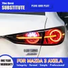 Clignotant feu arrière ensemble lampe arrière pour Mazda 3 Axela berline feu arrière LED 14-18 frein feux de stationnement arrière accessoires de voiture