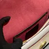 Sacs de bandoulière Tabby Tabby Sac à main sac à main réel sac à bandoulière en cuir miroir de qualité carrée carrée de mode carrée