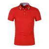 Zomer heren poloshirt high-end fashion casual korte mouwen gebreid T-shirt kraag en manchetten kleuraanpassing ademend shirt 240305