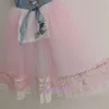 Abbigliamento da palco Taglia abbastanza personalizzata Bambini Ragazze Donne Balletto per adulti Spettacolo di danza Abito lungo tutù romantico blu rosa