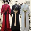 Stage Wear Chinese Silk Robe Ancient Knightly Attire Men's Kimono Traditional Retro Ethnic Role-playing Dance Costumes