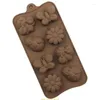 Baking Moulds 2 Pieces Mousse Shaped Silicone Material Molds Chocolate Gadget For Cake Decoration