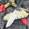 Ny A2284 Stark rak kniv VG10 Satin/Stone Wash Drop Point Blade Full Tang G10 Handle Outdoor Survival Tactical Knives With Kydex