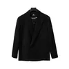 Korean retro suit men's handsome loose solid color casual suit jacket