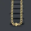 Vintage Punk Chain Necklace Crystal Pearl Beads Chokers Luxury Brand Designer Gold Silver Plated rostfritt stål Pendant Fashion Women Jewerlry Gift With Box