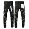 Große Größe Lila Jeans Männer Frauen Lila Markenjeans Designer Gerade Hosen Streetwear Denim Hosen Herren Mode Mehrfarbig Punk Hose Herren Hiphop Jeans Amirs