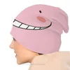 Boinas sombrero rosa koro sensei gorro de primavera para hombres para hombres asesinato en el aula de la clase de los skullies skullies gordo suaves sombreros de capó