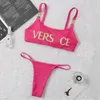 Bikinis kvinnor bikini sätter badkläder sexig designer baddräkt bikini thong badstammar trepunkts bikinitwo-stycke högkvalitativ badkläder rygglös baddräkt