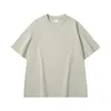 Sycpman 300 грамм 1058 унций оверсайз свободная тяжелая хлопковая однотонная футболка с заниженными плечами и короткими рукавами мужская летняя футболка 240227