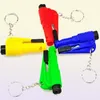 Portable Mini Self Defense Saving Hammer Key Chain Rings Seat Belt Cutter Auto Window Breaker Keychain Car Emergency Safety Hammer1408713