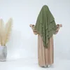 Ethnic Clothing Khimar Long Three Layer Chiffon High Quality Muslim Headcover Modest Fashion Prayer Niqab Dubai Turkish Hijab Islamic