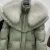 Manteaux 2023 nouvelle mode hiver veste femme court coton manteau imitation renard cheveux manteau fourrure lâche vers le bas coton vêtements pain vêtements d'extérieur