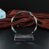 Guangzhou Günstige Großhandel Blank Crystal Trophy Awards Individuelle 3D-Lasergravur-Kristallglas-Trophäen für Geschäftsgeschenke