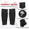 Knee Pads 1Pair Soccer Shin Guards Sleeves Flexible Guard Leg Support Polyester Sleeve Holder With Pocket For Sport