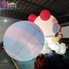 groothandel 7M hoogte buiten gigantische opblaasbare ruimte astronaut cartoon model met luchtblazer voor evenement reclame partij decoratie speelgoed sport