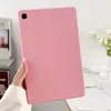 Étuis en TPU pour Samsung Galaxy Tab S9 S8 S7 FE S6 A8 A7 T500 X700 T870 Lite, étui pour tablette de 10.5 pouces, toucher doux pour la peau, couleur bonbon