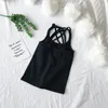 Girl Underwear Models Colored Childrens Tank Top Summer 2024 Cotton Kids Undershirt Fashion Girl Camisole Baby Singlet Clothing 240301