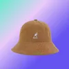 Kangaroo Kangol Fisherman Hat Hat Hat Sunshreen Haft Hafdery Materiał 3 Rozmiary 13 Kolory Japończyka Ins Super Fire Hat AA2203122095281