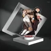 Keychains Old Xian 19 Days Character Stand Model Plate Toy Desktop Decor BL Anime Hetian Jian Yi Guanshan Standee Figures Doll Fan Gift