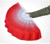 Kinesisk dansfläkt Silk Weil 5 färger tillgängliga för vitt fan Bone Wedding Folding Hand Fan Party Favor