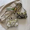 24ss designer vercaces saco nova bolsa feminina corrente crossbody saco verão um ombro portátil axilas saco impresso e pintado graffiti