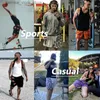 Herren-Shorts, Herren-Sport-Gymnastik-Trainingsshorts, Y2K-Schmetterlingsdruck, schnell trocknende und atmungsaktive Shorts mit Taschen für Jogging- und Laufaktivitäten, 5 Zoll, Q240305