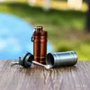 Metal Smoking Snuff Snorter Sniffer Snuffer Portable Chain Ring Herb Tobacco Pill Telescopic Spoon Keychain Dabber Storage Bottle Stash Case Pocket Jar Container