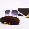 Gafas de sol Gafas de sol de diseñador Marco de espejo Gafas de sol para hombre para mujer Gafas unisex Playa de lujo con caja Sin caja Opcional