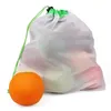 12pcs Colorful Reusable Fruit Vegetable Bags Net Bag Produce Washable Mesh Bags Kitchen Storage Bags Toys Sundries 240229