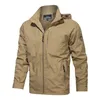 Automne extérieur hommes Cargo veste à capuche coupe-vent manteau randonnée Camping pêche tactique mâle vêtements respirant Bomber vestes 240220