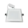 Infälld dimbara glasnedslag 6W 9W 12W 18W 24W 30W LED-panelbelysning Rund Square 85-265V