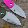 Grossista 3800 Shuffle Coltello pieghevole multifunzione 2.375 "Lama liscia Nero / rosa / verde Manici GFN Coltelli tattici da caccia all'aperto EDC da campeggio 7550 7500 7600 7650