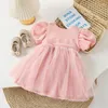 Mädchen Kleider 1 2 3 4 5 6 Jahre Baby Mädchen Kleid Sommer Chiffon Niedliche Große Schleife Kleine Prinzessin Weihnachten Geburtstag Party Geschenk Kinder Kleidung