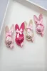 20 Teile/los Mode Niedlichen Pailletten Kaninchen Haarnadeln Solide Glitter Cartoon Bunny Haarspangen Prinzessin Ostern Kopfbedeckungen Boutique Haar Accesso9844530