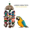 Outros suprimentos de pássaros brinquedos de papagaio mastigando pássaros médios grandes para periquitos cinza africanos papagaios finch budgie cockatiels amor