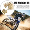 Nouveau Kit principal M5 10 pièces Jet lent/pilote pour carburateur de moto PWK Keihin OKO CVK NSR KSR PWM