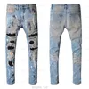 106 Amirs Mens Womens Designers Jeansが苦しんでいるRipped Ripped Biker Slim Straight Denim for Men S Print Army Fashion Mans Skiny Pants M 6117 Amiris