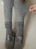 Solid Baby Girl Casual Spodnie Dzieci spodnie bawełniane dziewczęta żebrowane legginsy miękkie wygodne dzieci spodnie maluchowe dziewczęta długie spodnie 240226