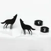 Punk Gothic Stainless Steel Wolf Earrings for Women Men Minimalist Ear Studs Small Animal Pendientes Gift Wholesale Jewelry